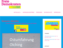 Tablet Screenshot of fdp-olching.de